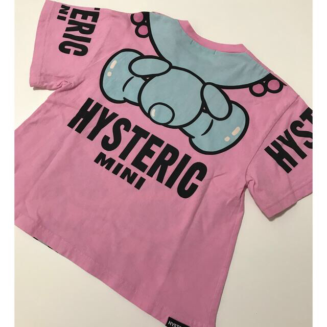 HYSTERIC MINI(ヒステリックミニ)のヒステリックミニ   Tシャツ　90 ビッグ　ピンク　テディ キッズ/ベビー/マタニティのキッズ服女の子用(90cm~)(Tシャツ/カットソー)の商品写真