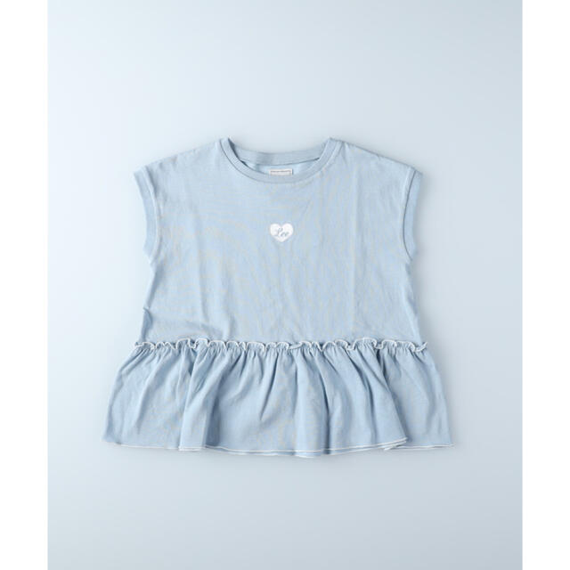 Lee(リー)の値下げ！新品　キッズ　フリルトップス　120 キッズ/ベビー/マタニティのキッズ服女の子用(90cm~)(Tシャツ/カットソー)の商品写真