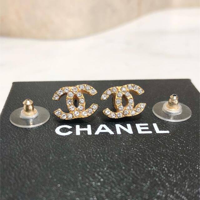 NEW限定品】 CHANEL - シャネル ピアス ゴールド ココマーク ライン