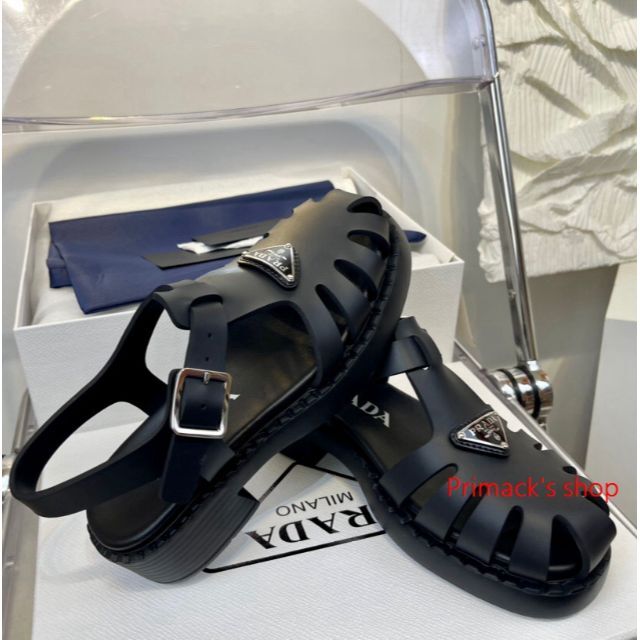 爆買い得価】 PRADA - PRADAブラッシュドレザー フィッシャーマン