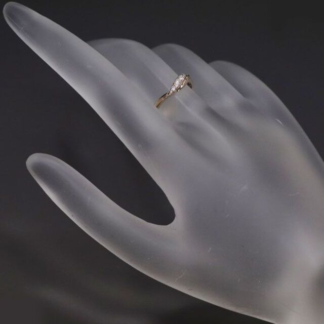 STAR JEWELRY(スタージュエリー)の【6/27掲載終了】スタージュエリー K10 ダイヤモンド リング 0.06ct レディースのアクセサリー(リング(指輪))の商品写真