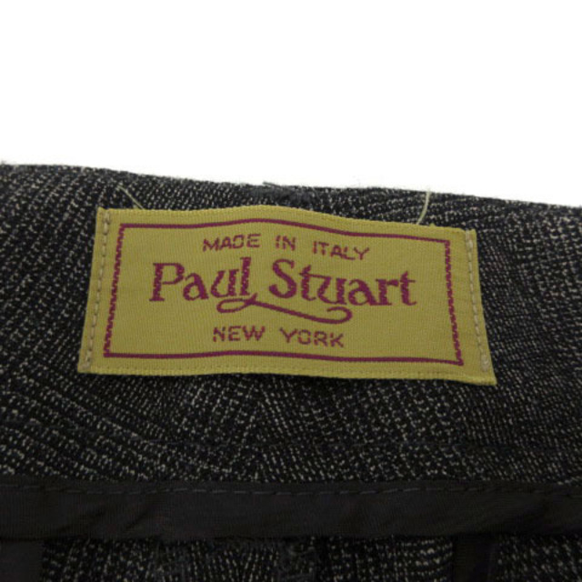 Paul Stuart(ポールスチュアート)のポールスチュアート パンツ クロップド グレンチェック 黒 ベージュ 40 レディースのパンツ(その他)の商品写真