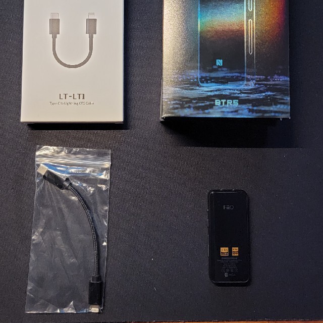 fiio　btr5　2021　MQA　+LT- LT1スマホ/家電/カメラ