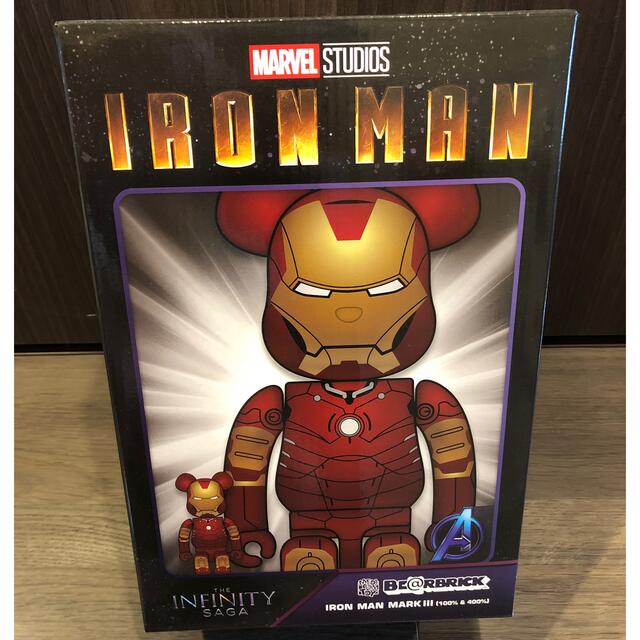 新品未開封 BE@RBRICK IRONMAN MARK Ⅲ 400％ 100%