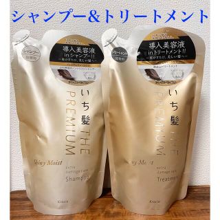 イチカミ(いち髪)のいち髪 THE PREMIUM  エクストラダメージケア (シャイニーモイスト)(シャンプー/コンディショナーセット)