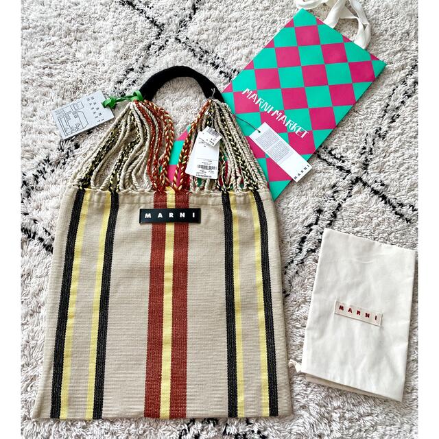 最高 Marni - 【新品未使用】02 MARNI ハンモックバッグ トートバッグ