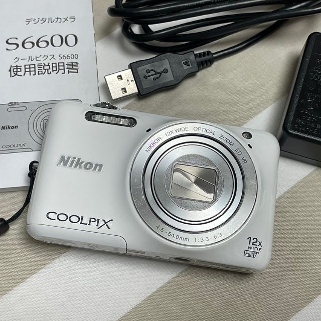 ニコン Nikon クールピクス coolpix S6600 デジカメWiFiコンパクトデジタルカメラ