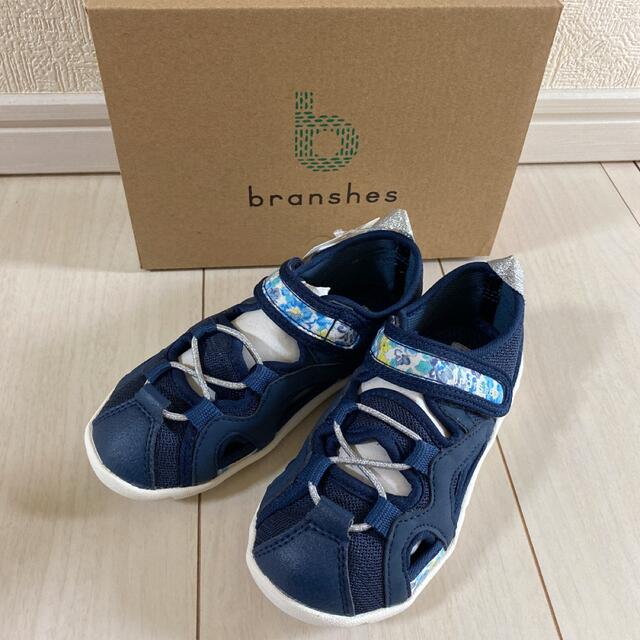 Branshes(ブランシェス)のブランシェス 18 イフミーコラボ 花柄ウォータースニーカー キッズ/ベビー/マタニティのキッズ靴/シューズ(15cm~)(サンダル)の商品写真