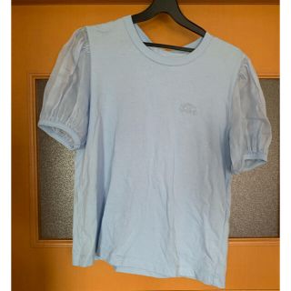 ジェーンマープル(JaneMarple)のBack ribbon puff sleeve T-shirt(Tシャツ(半袖/袖なし))