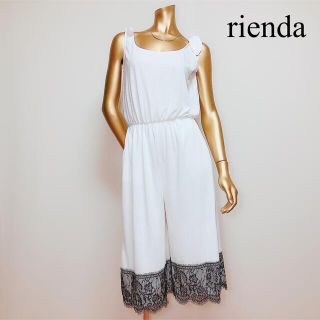 リエンダ(rienda)のrienda リボン ガウチョ ロンパース＊リゼクシー Delyle NOIR(オールインワン)