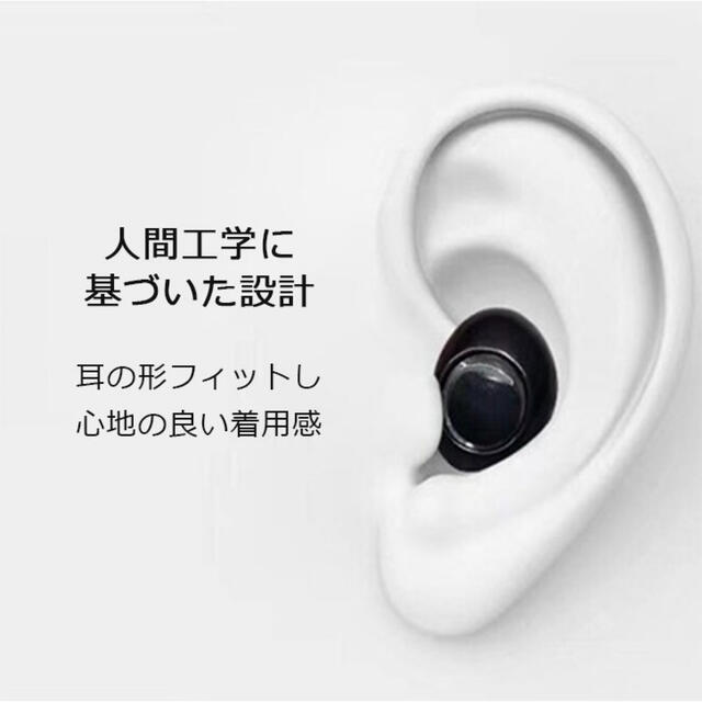 シルバー イヤホン Bluetooth ワイヤレス ワイヤレスイヤホン 4