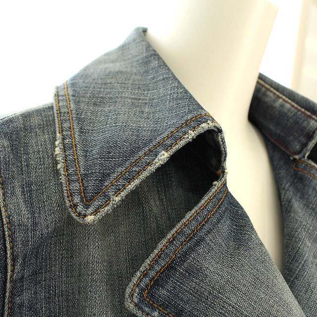 BURBERRY BLUE LABEL - バーバリー BLUELABEL Gジャン ダメージ加工 ...