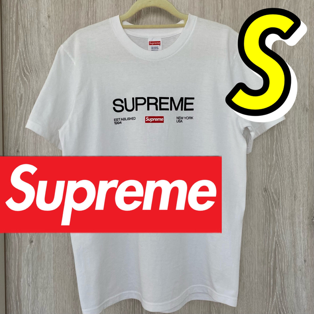 Tシャツ/カットソー(半袖/袖なし)【超美品】シュプリーム Tシャツ Supreme Est. 1994 TEE