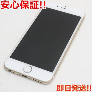 アイフォーン(iPhone)の美品 SOFTBANK iPhone6 64GB ゴールド (スマートフォン本体)