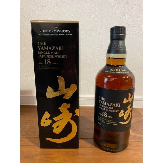 食品/飲料/酒山崎18年700ml 新品未開封