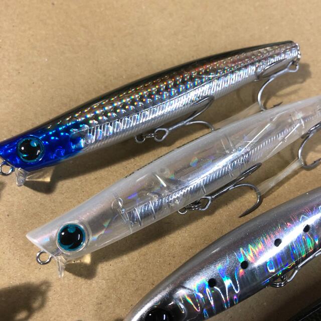 Megabass(メガバス)のシーバス用シンペン8点セット 使用済 メガバスやポジドラなど スポーツ/アウトドアのフィッシング(ルアー用品)の商品写真