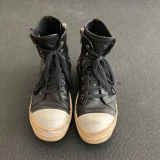 リックオウエンス(Rick Owens)のリックオウエンス　ラモーンズ　レザー　ジャンク(スニーカー)