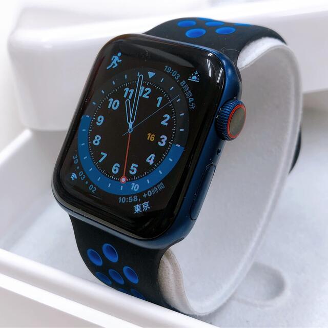 Apple Watch series6 セルラー アップルウォッチ ブルー