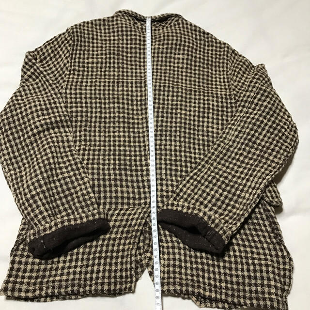 カリネ ギンガムチェックジャケット＆ニットワンピ2点 レディースのジャケット/アウター(テーラードジャケット)の商品写真