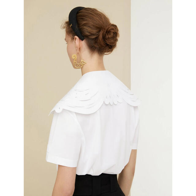 新品patou つけ襟 Embroidered collar - つけ襟