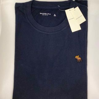 アバクロンビーアンドフィッチ(Abercrombie&Fitch)の新品、未使用　アバクロTシャツ　黒(Tシャツ/カットソー(半袖/袖なし))