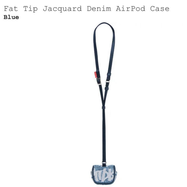 Supreme(シュプリーム)のSup Fat Tip Jacquard Denim AirPod Case メンズのアクセサリー(その他)の商品写真