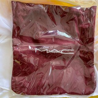 マック(MAC)のM•A•C❤️ノベルティ　トートバッグ　バーガンディ(トートバッグ)