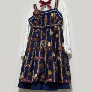 Angelic Pretty - Angelic Pretty Chocolate Rosette JSK 紺の通販 by ...