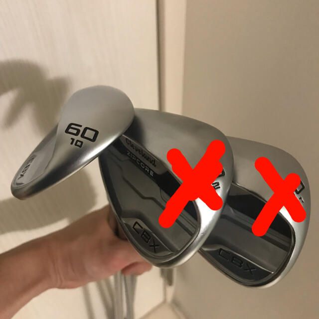 Cleveland Golf(クリーブランドゴルフ)のCleveland CBX zipcore 60° レフティ　ウェッジ スポーツ/アウトドアのゴルフ(クラブ)の商品写真