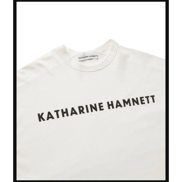 KATHARINE HAMNETT - KATHARINE HAMNETT ORGANIC LOGO TEE サイズLの