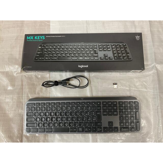 ロジクール ワイヤレスキーボードKX 800MX KEYS充電式 - PC周辺機器