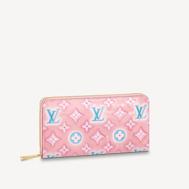 LOUIS VUITTON(ルイヴィトン)のルイヴィトン　ジッピーウォレット　ヴェルニ　ピンク　 レディースのファッション小物(財布)の商品写真