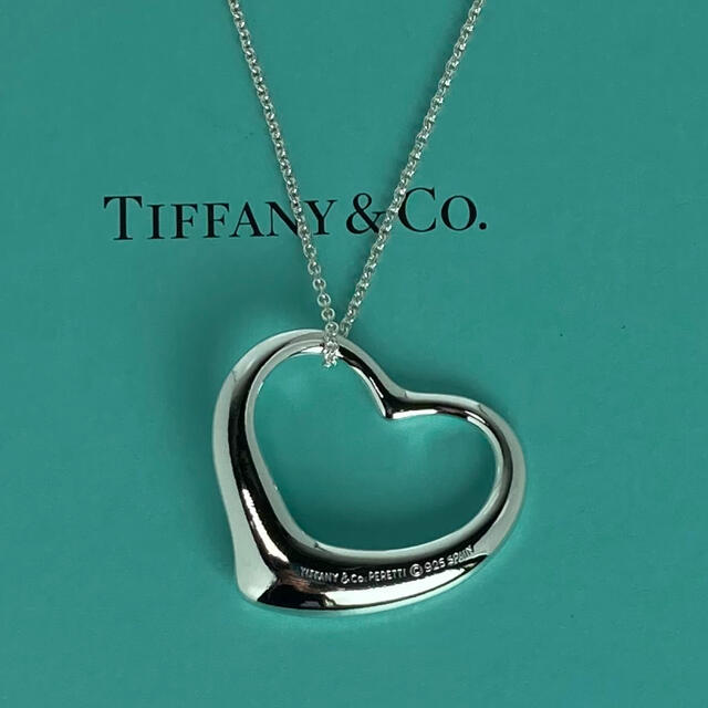 Tiffany & Co. - Tiffany& Co. XLオープンハート ロングチェーンネックレスの通販 by 八百屋の森さんです