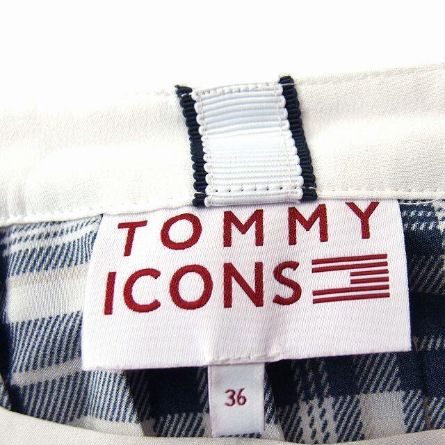 TOMMY HILFIGER(トミーヒルフィガー)のTOMMY HILFIGER TOMMY ICONS チェック柄ギャザースカート レディースのスカート(ひざ丈スカート)の商品写真