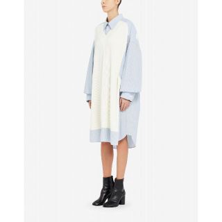 Maison Margiela ワンピース 40(M位) 黒x白