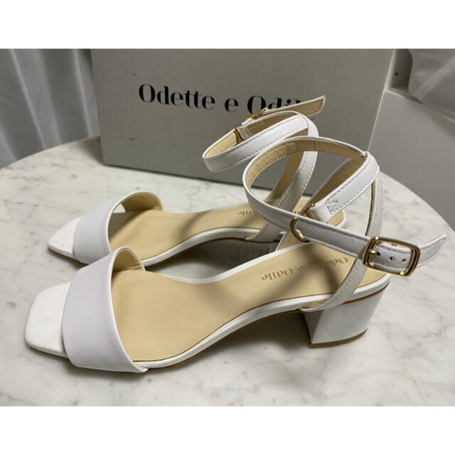 Odette e Odile(オデットエオディール)の【tm様専用】オデット エ オディール  ブロックヒール サンダル レディースの靴/シューズ(サンダル)の商品写真