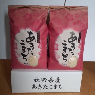 【大特価】令和3年産あきたこまち精米10kg(5kg×2袋)　米(米/穀物)