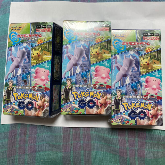 ポケモンカード 強化拡張パック ポケモンGO シュリンク付き 3BOX 即納