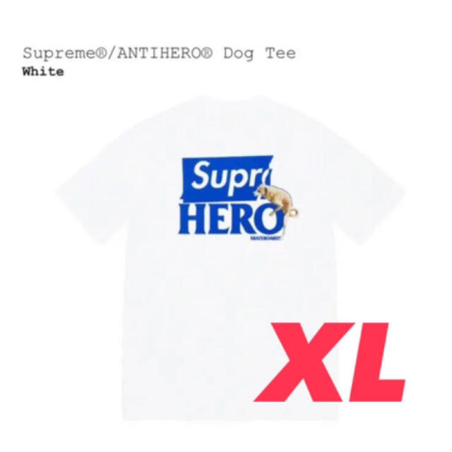 Supreme ANTIHERO Dog Tee White XL