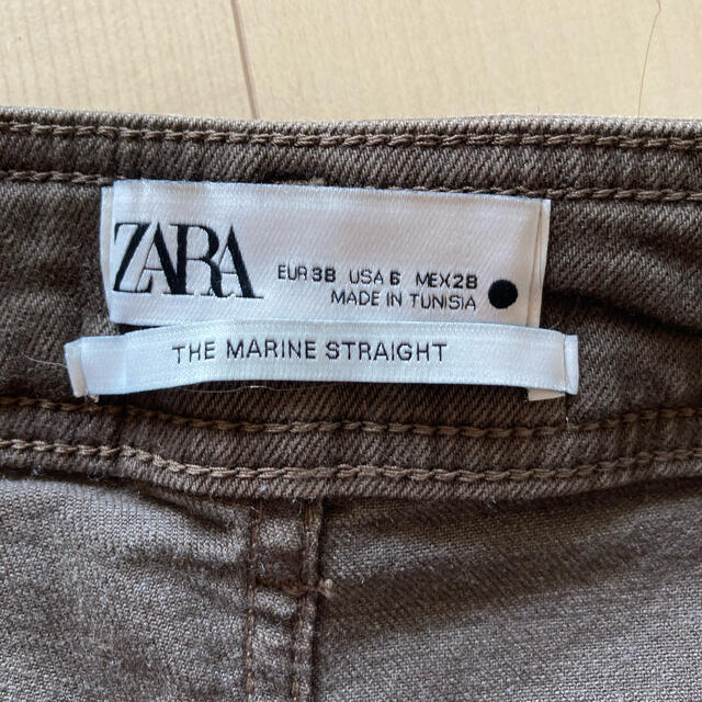 ZARA(ザラ)のZARA ZW MARINE straight jeans サイズ38 レディースのパンツ(デニム/ジーンズ)の商品写真