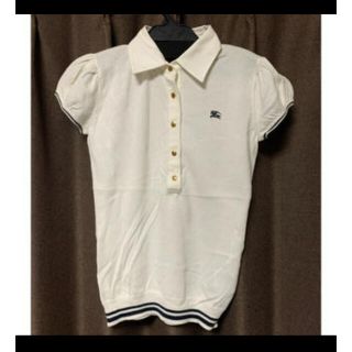 バーバリーブルーレーベル(BURBERRY BLUE LABEL)のポロシャツバーバリーブルーレーベルBURBERRY値下げ人気ブランドロゴ入新品(ポロシャツ)