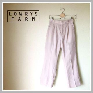 ローリーズファーム(LOWRYS FARM)のローリーズファーム　パンツ　ベージュ　夏　L(カジュアルパンツ)