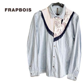 フラボア(FRAPBOIS)の希少★FRAPBOIS フラボア フリンジ ペイズリー柄 ドット柄 長袖シャツ(シャツ)