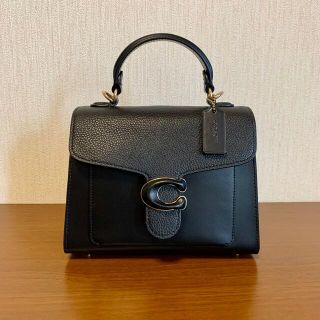 コーチ(COACH)の新品・未使用♡ COACH タビー トップハンドル 20 ブラス ブラック(ショルダーバッグ)