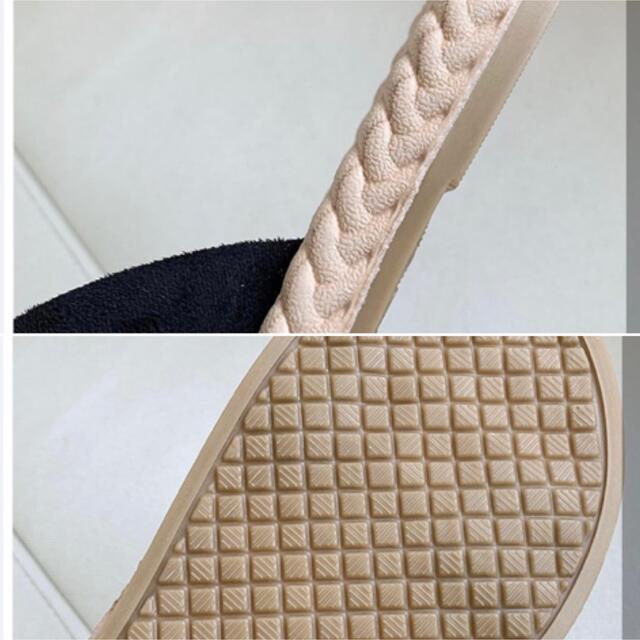 新品 レディース サンダル かわいい  ペタンコ  イエロー 23.5cm レディースの靴/シューズ(サンダル)の商品写真