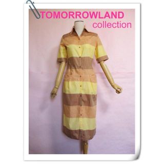 トゥモローランド(TOMORROWLAND)の【TOMORROWLAND collection】シャツワンピース☆羽織り☆訳有(ロングワンピース/マキシワンピース)