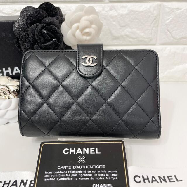 CHANEL(シャネル)のCHANEL✨シャネル✨財布✨マトラッセ✨コンパクトウォレット✨ラウンドジップ レディースのファッション小物(財布)の商品写真