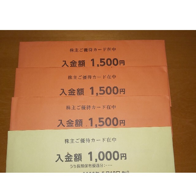 西松屋株主優待カード5500円