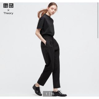 ユニクロ(UNIQLO)のUNIQLO 感動タックイージーパンツ（コットンライク）3XL(カジュアルパンツ)