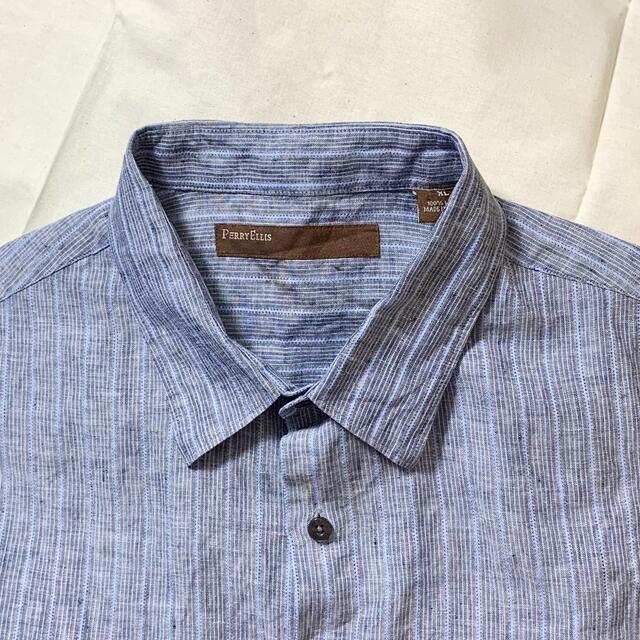 PERRY ELLIS - PerryEllis(USA)ビンテージストライプリネン PERRY ELLIS - PerryEllis(USA)ビンテージストライプリネン
